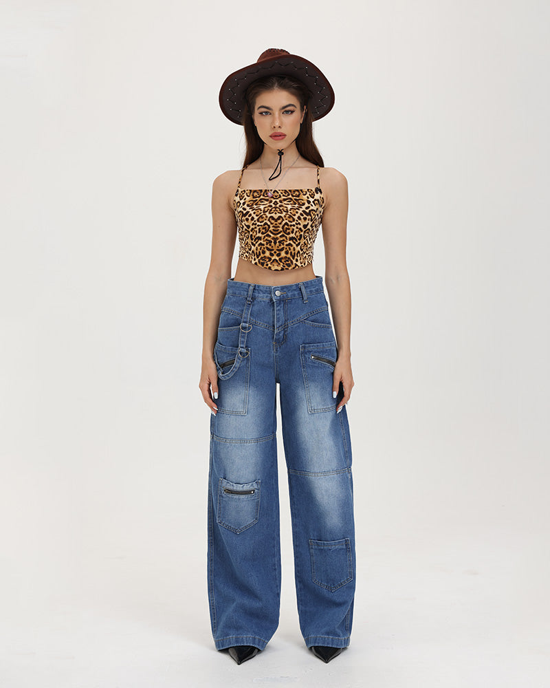 Hydra Wide Leg Denim Pants